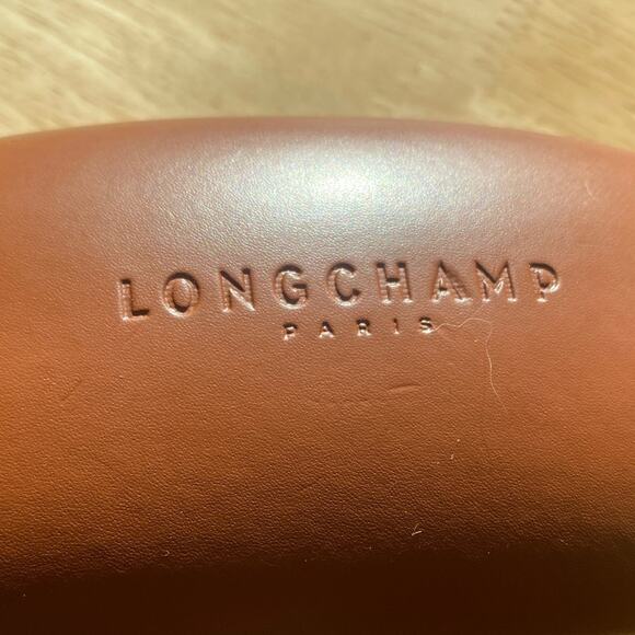 Longchamp Light Brown Eyeglass Case - Picture 2 of 8
